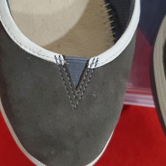 Tommy Bahama Genuine Leather Shoes in Grey Size 8 - Picture 4 of 14